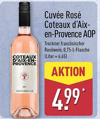 Cuvée Rosé Coteaux d'Aix-en-Provence AOP