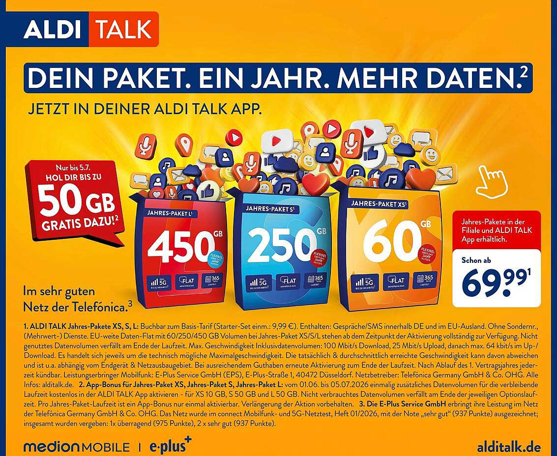 DEIN PAKET. EIN JAHR. MEHR DATEN.