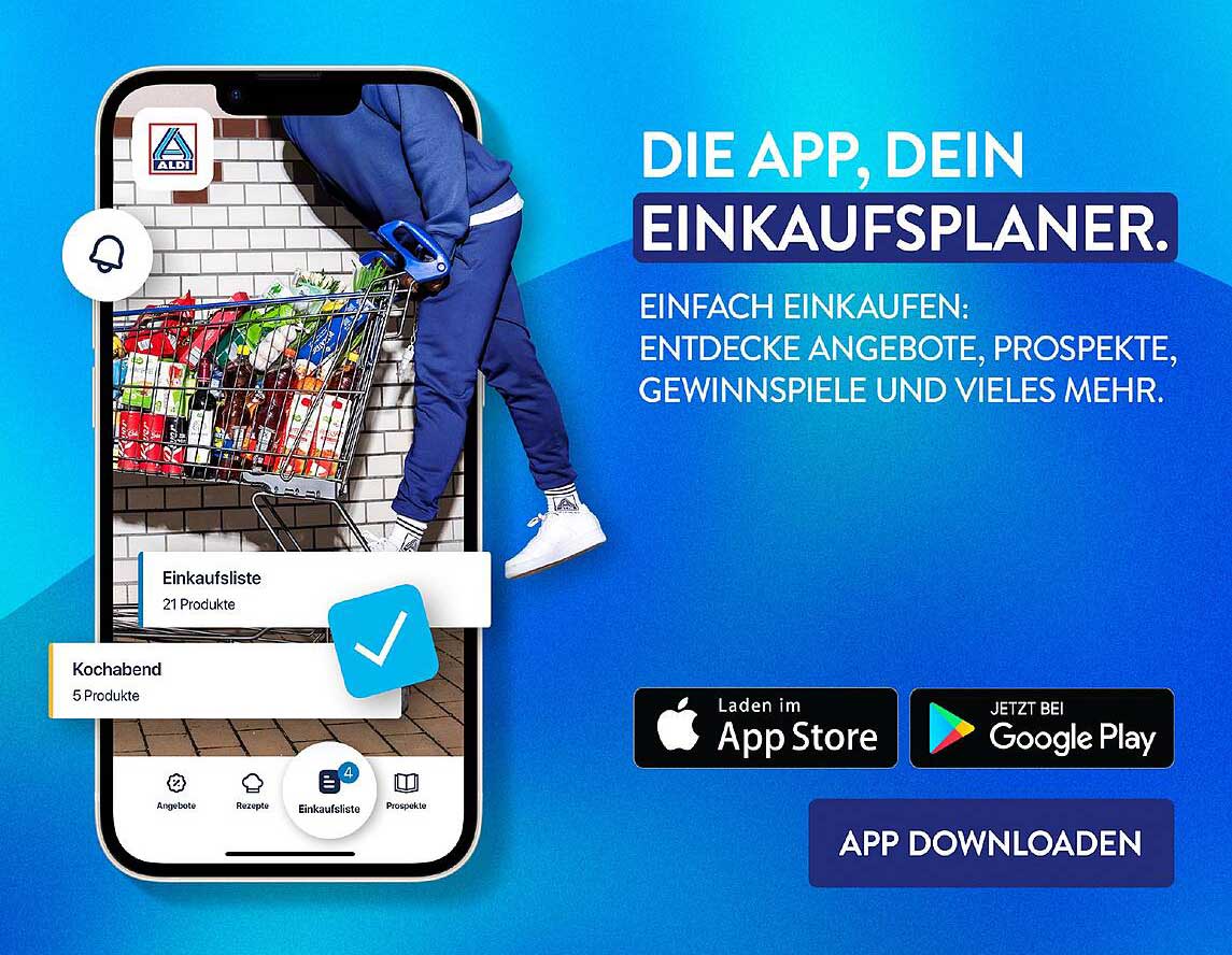 DIE APP, DEIN EINKAUFSPLANER.