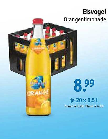 Eisvogel Orangenlimonade