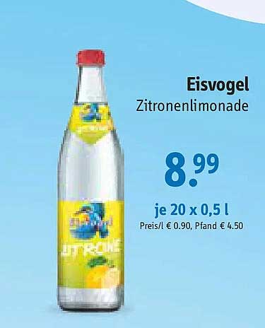 Eisvogel Zitronenlimonade