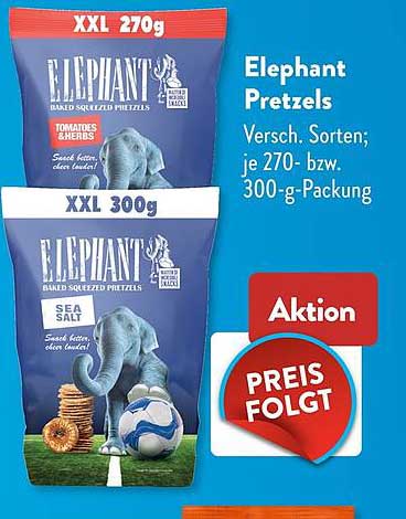 Elephant Pretzels