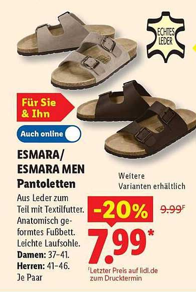 ESMARA/ ESMARA MEN Pantoletten