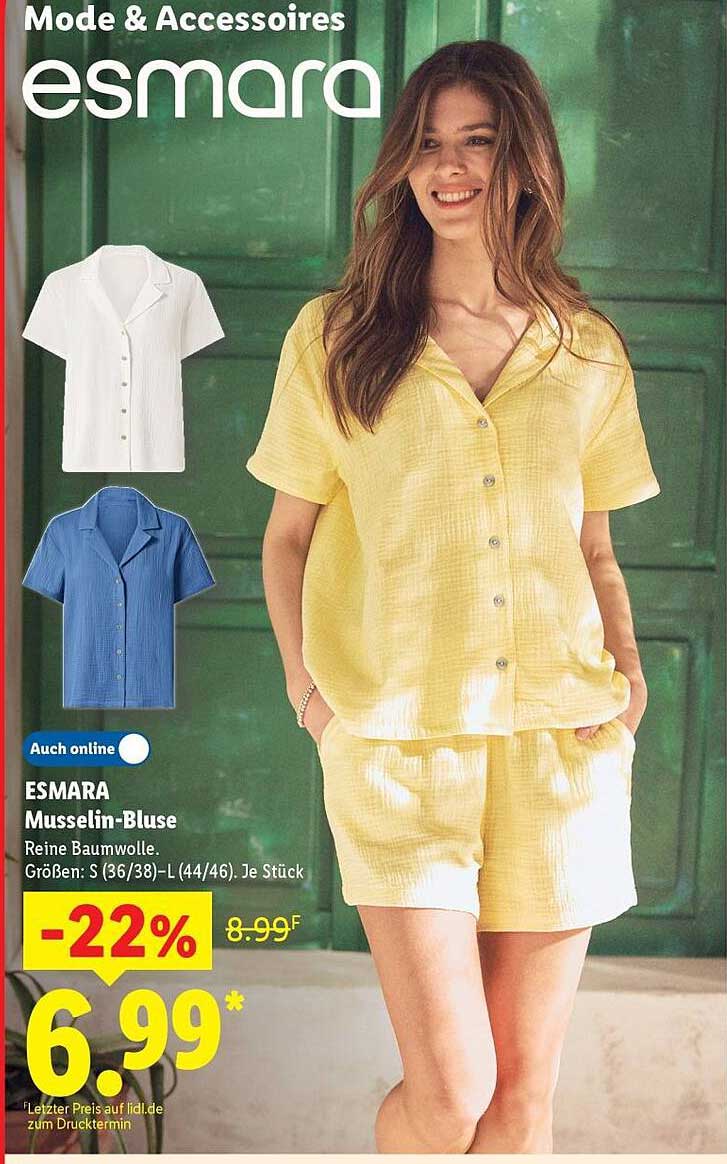 ESMARA Musselin-Bluse