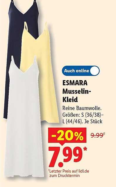 ESMARA Musselin-Kleid