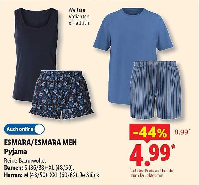 ESMARA/ESMARA MEN Pyjama
