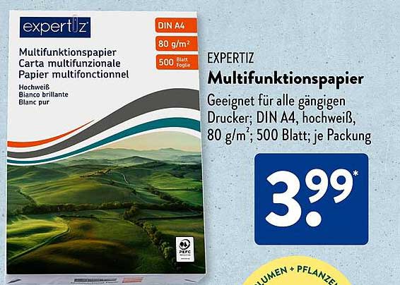 EXPERTIZ Multifunktionspapier