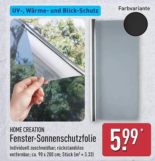 Fenster-Sonnenschutzfolie