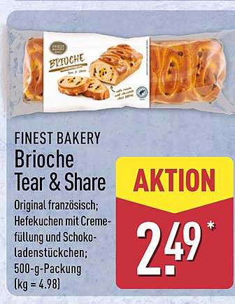 FINEST BAKERY Brioche Tear & Share