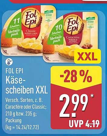 FOL EPI Käsescheiben XXL