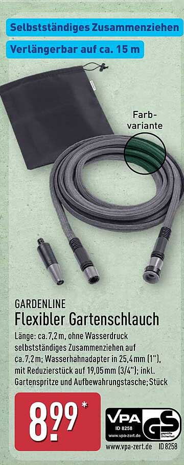 GARDENLINE Flexibler Gartenschlauch
