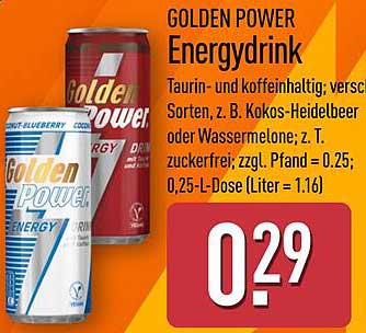 GOLDEN POWER Energydrink