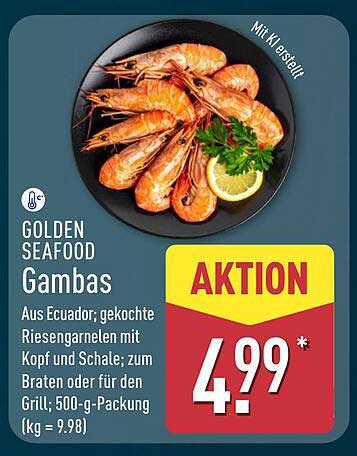 GOLDEN SEAFOOD Gambas