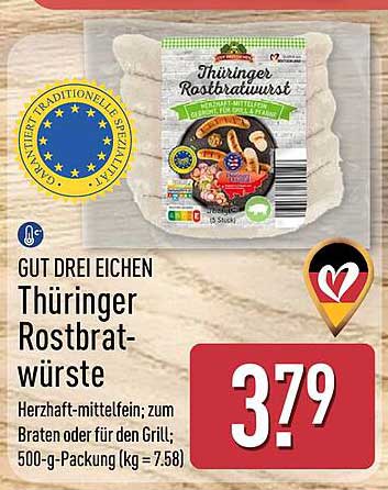 GUT DREI EICHEN Thüringer Rostbratwürste