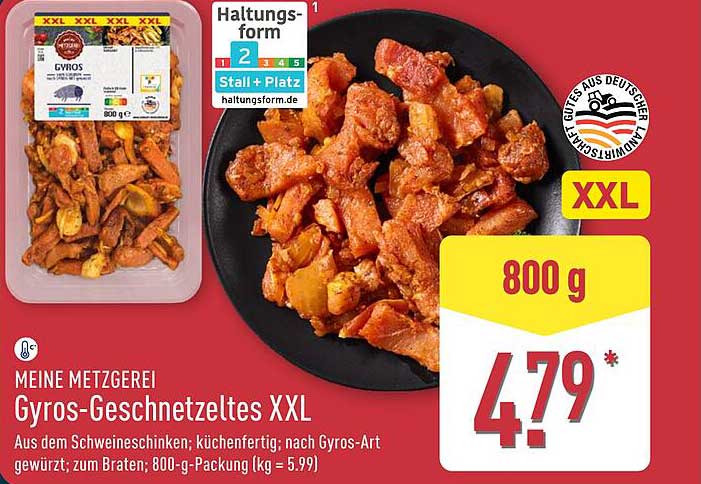 Gydros-Geschnetzeltes XXL