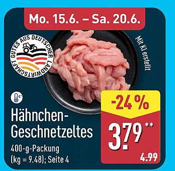 Hähnchen-Geschnetzeltes