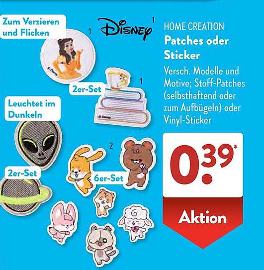 HOME CREATION Patches oder Sticker