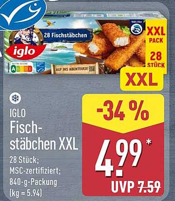IGLO Fischstäbchen XXL
