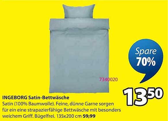 INGEBORG Satin-Bettwäsche