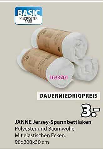 JANNE Jersey-Spannbettlaken