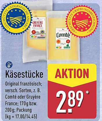 Käsestücke