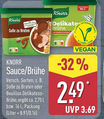 KNORR Sauce/Brühe