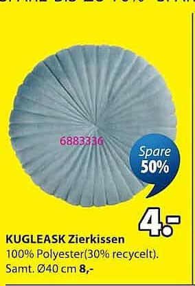 KUGLEASK Zierkissen
