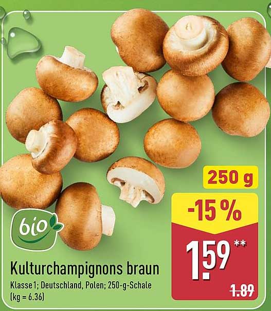 Kulturchampignons braun