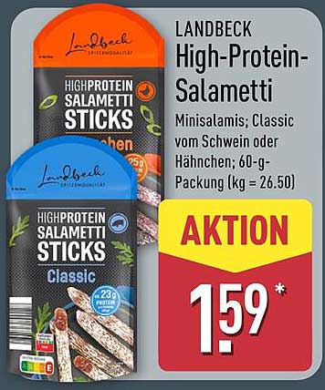 LANDBECK High-Protein-Salametti