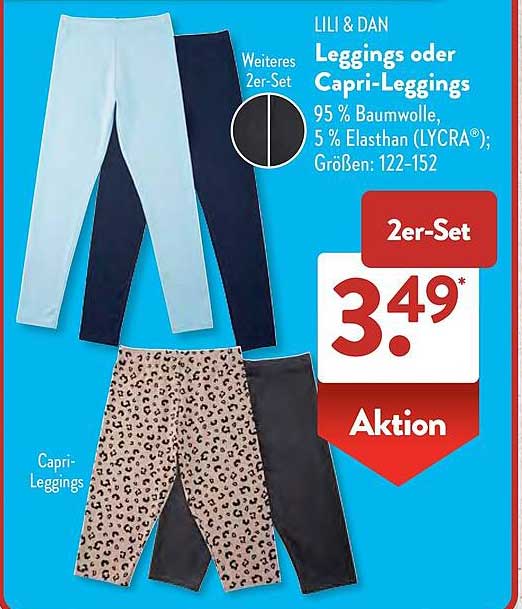 LILI & DAN Leggings oder Capri-Leggings