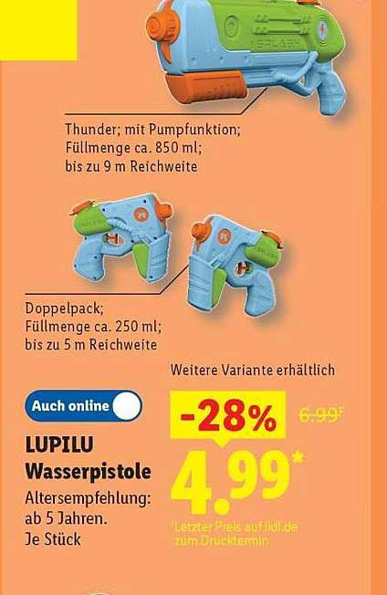 LUPILU Wasserpistole