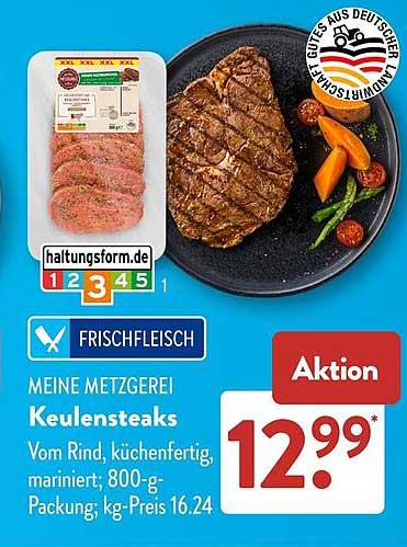 Meine Metzgerei Keulensteaks