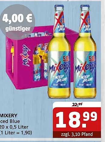 MIXERY Iced Blue 20 x 0,5 Liter