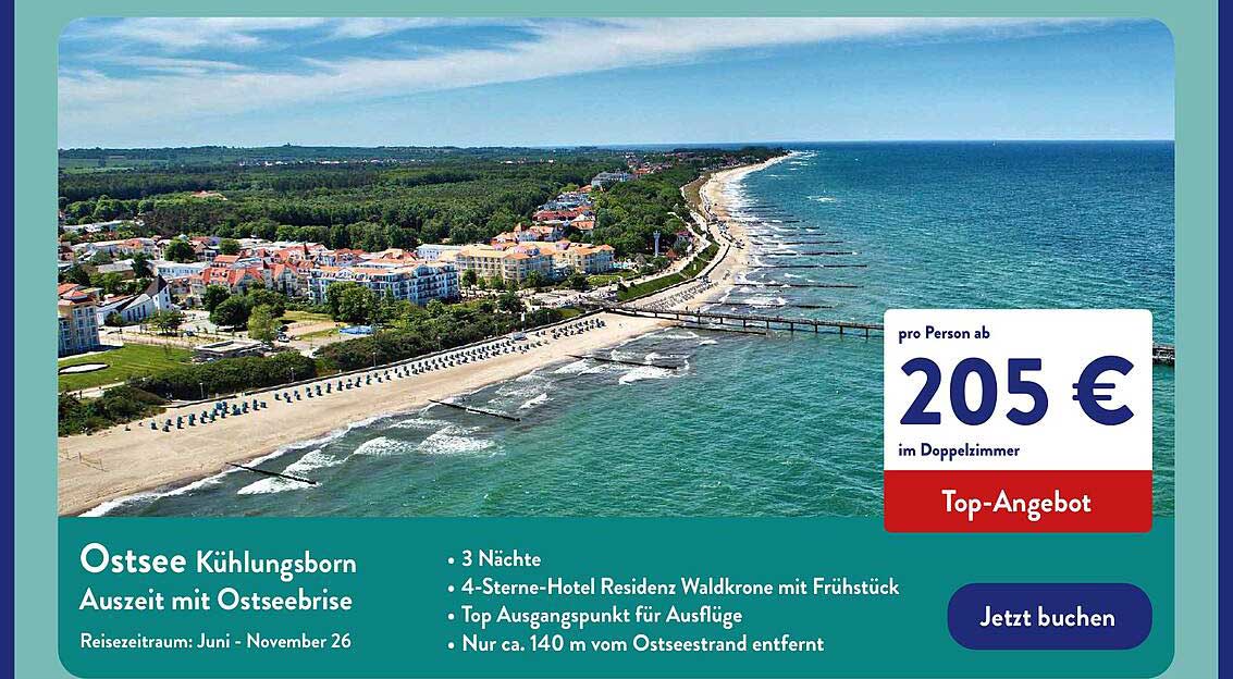 Ostsee Kühlungsborn Auszeit mit Ostseebrise