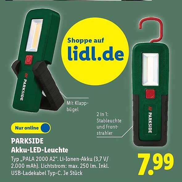PARKSIDE Akku-LED-Leuchte