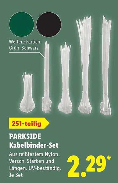 PARKSIDE Kabelbinder-Set