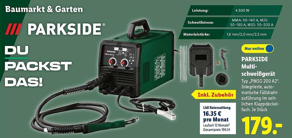 PARKSIDE Multi-schweißgerät