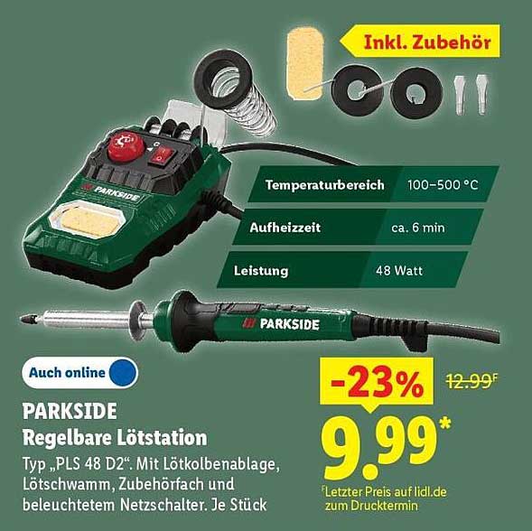 PARKSIDE Regelbare Lötstation