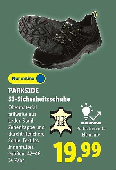 PARKSIDE S3-Sicherheitsschuhe
