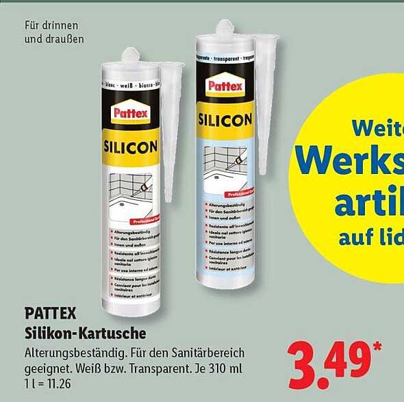 PATTEX Silikon-Kartusche
