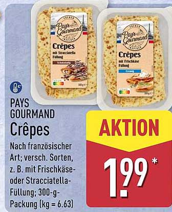 PAYS GOURMAND Crêpes