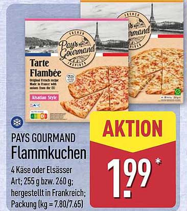 PAYS GOURMAND Flammkuchen