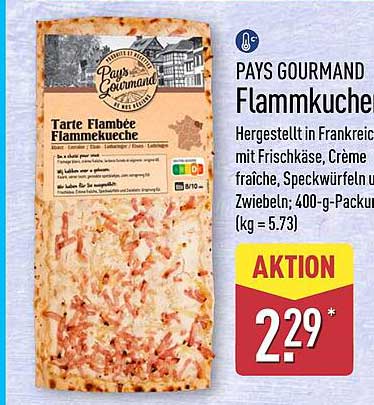 PAYS GOURMAND Flammkuchen