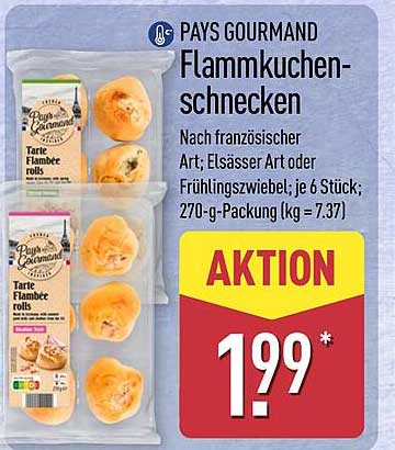 PAYS GOURMAND Flammkuchen-schnecken