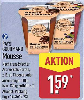 PAYS GOURMAND Mousse