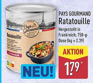 PAYS GOURMAND Ratatouille