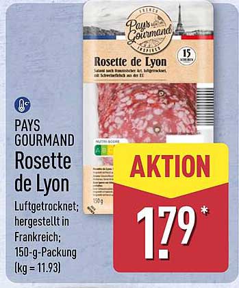 Pays Gourmand Rosette de Lyon