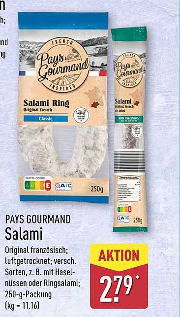 PAYS GOURMAND Salami