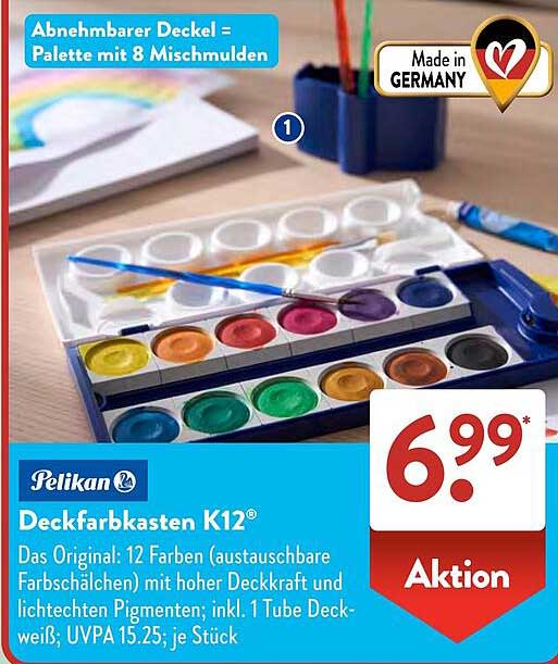 Pelikan Deckfarbkasten K12