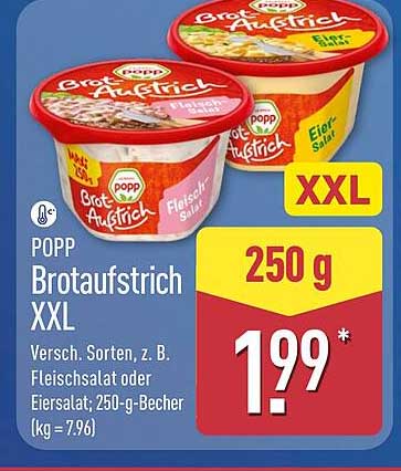 POPP Brotaufstrich XXL